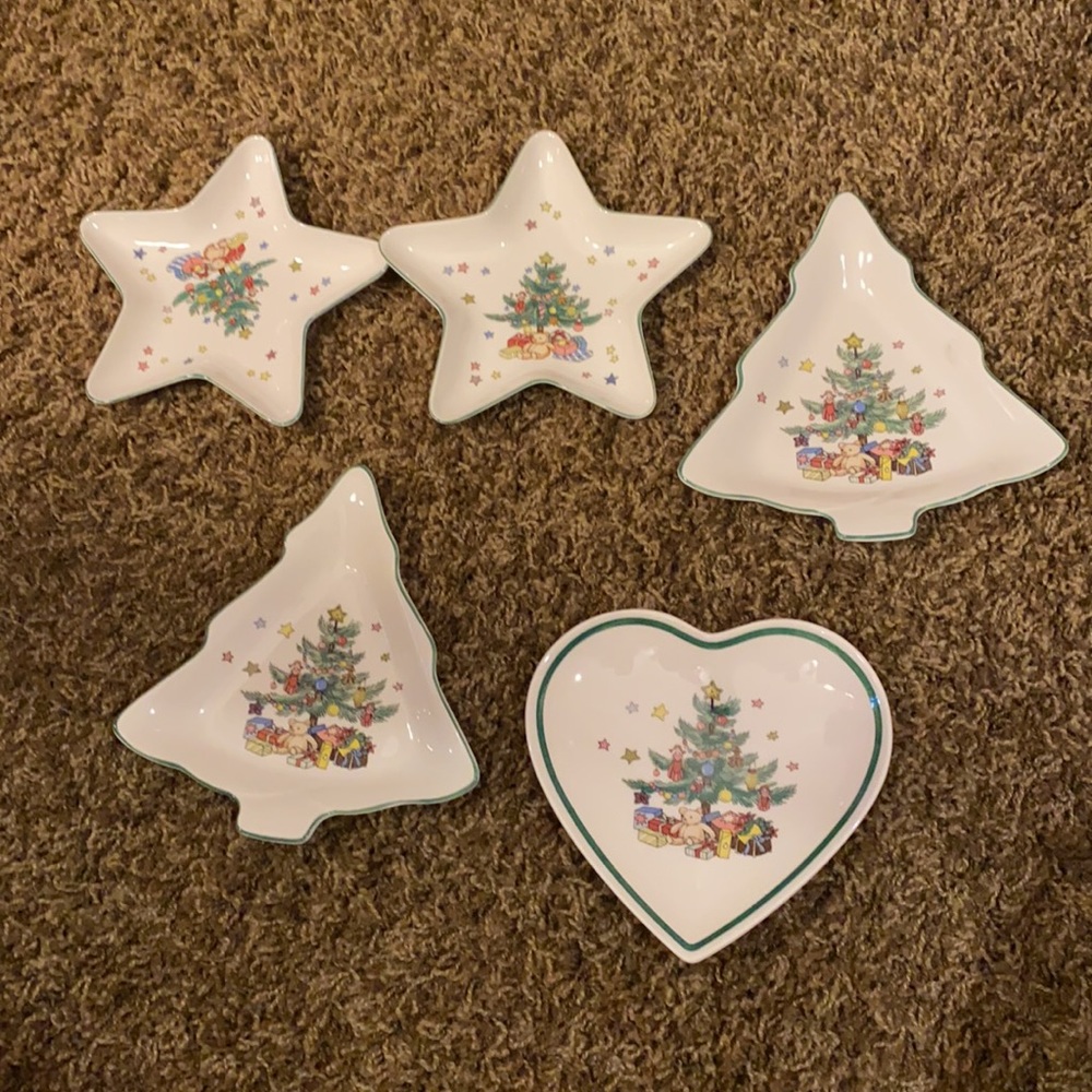 Nikko China dish set Christmas edition, serves 12 - Picture 10 of 12